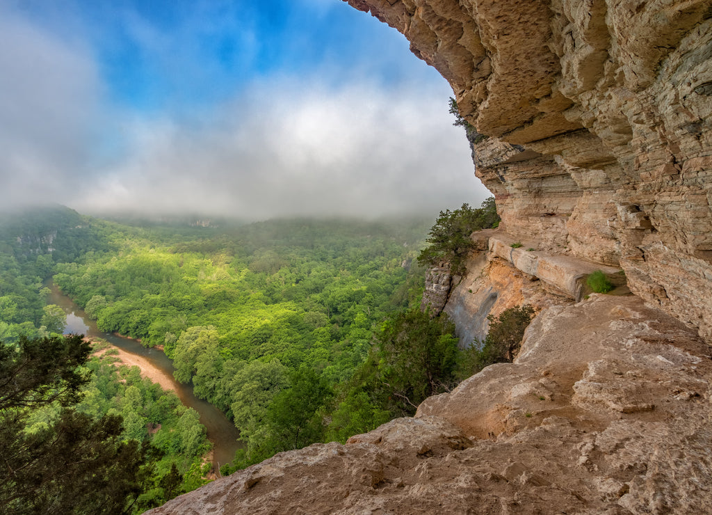 Big Bluff View of Buffalo River, Arkansas