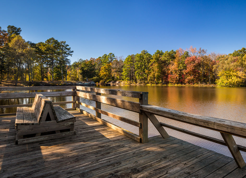 Arkansas fall landscape, Petit Jean state park