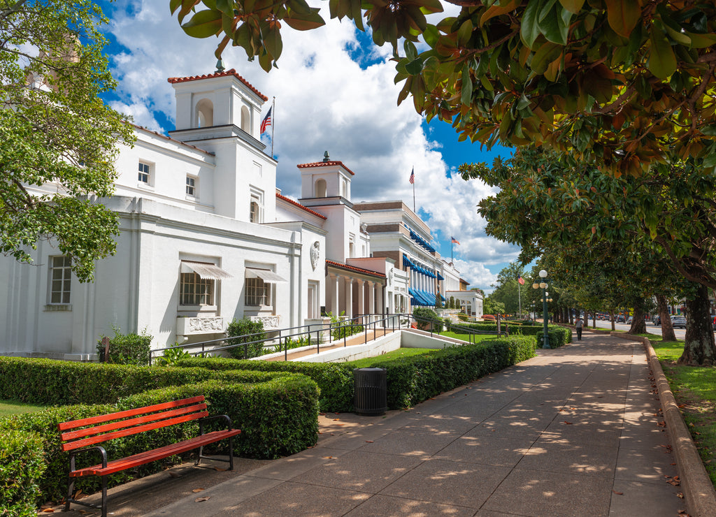 Hot Springs, Arkansas, USA Town Streets