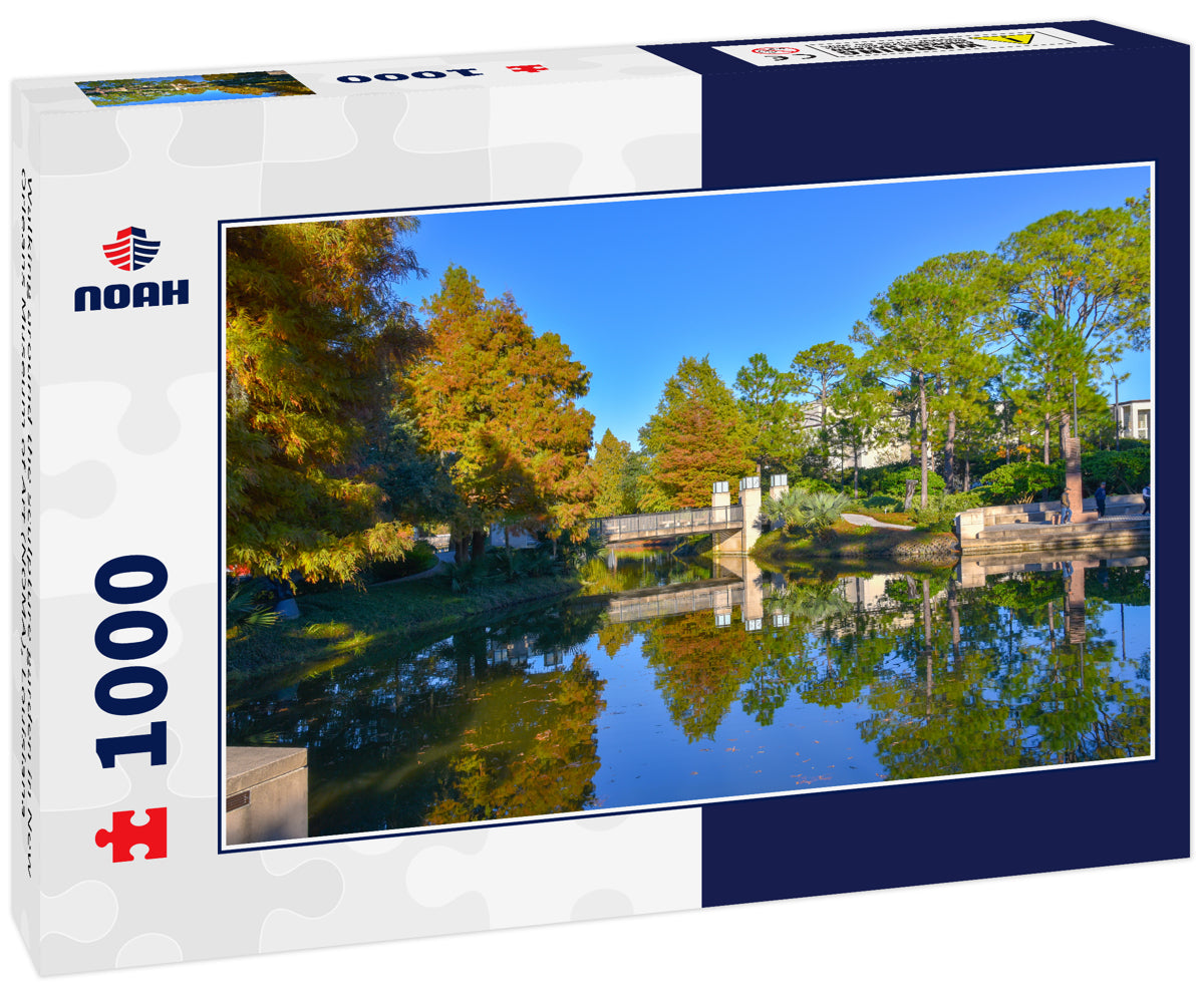 Walking around the sculpture garden in New Orleans Museum of Art (NOMA), Louisiana