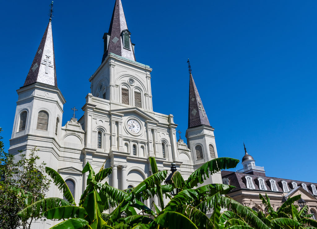 St Louis Cathedral in Jackson Square New Orleans, Louisiana