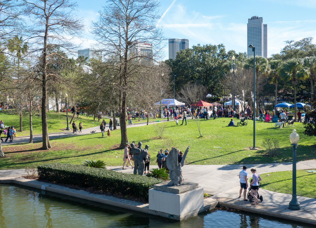 Louis Armstrong Park in New Orleans Louisiana