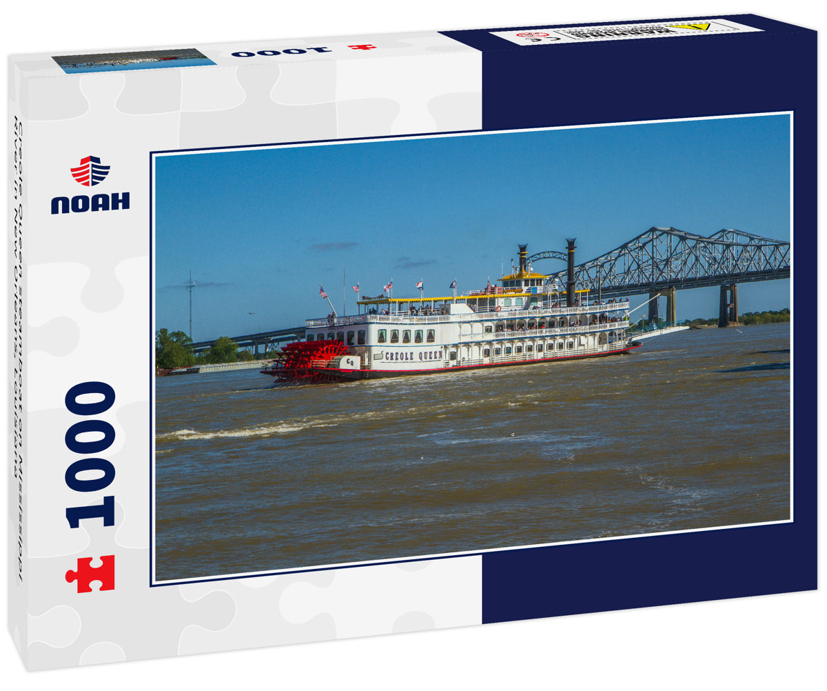 Creole Queen steamboat on Mississippi River in New Orleans, Louisiana