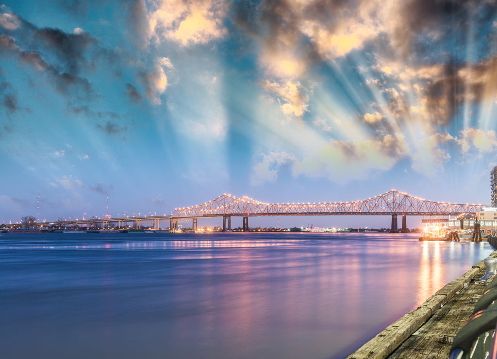 Buildings and skyline of New Orleans, Lousiana