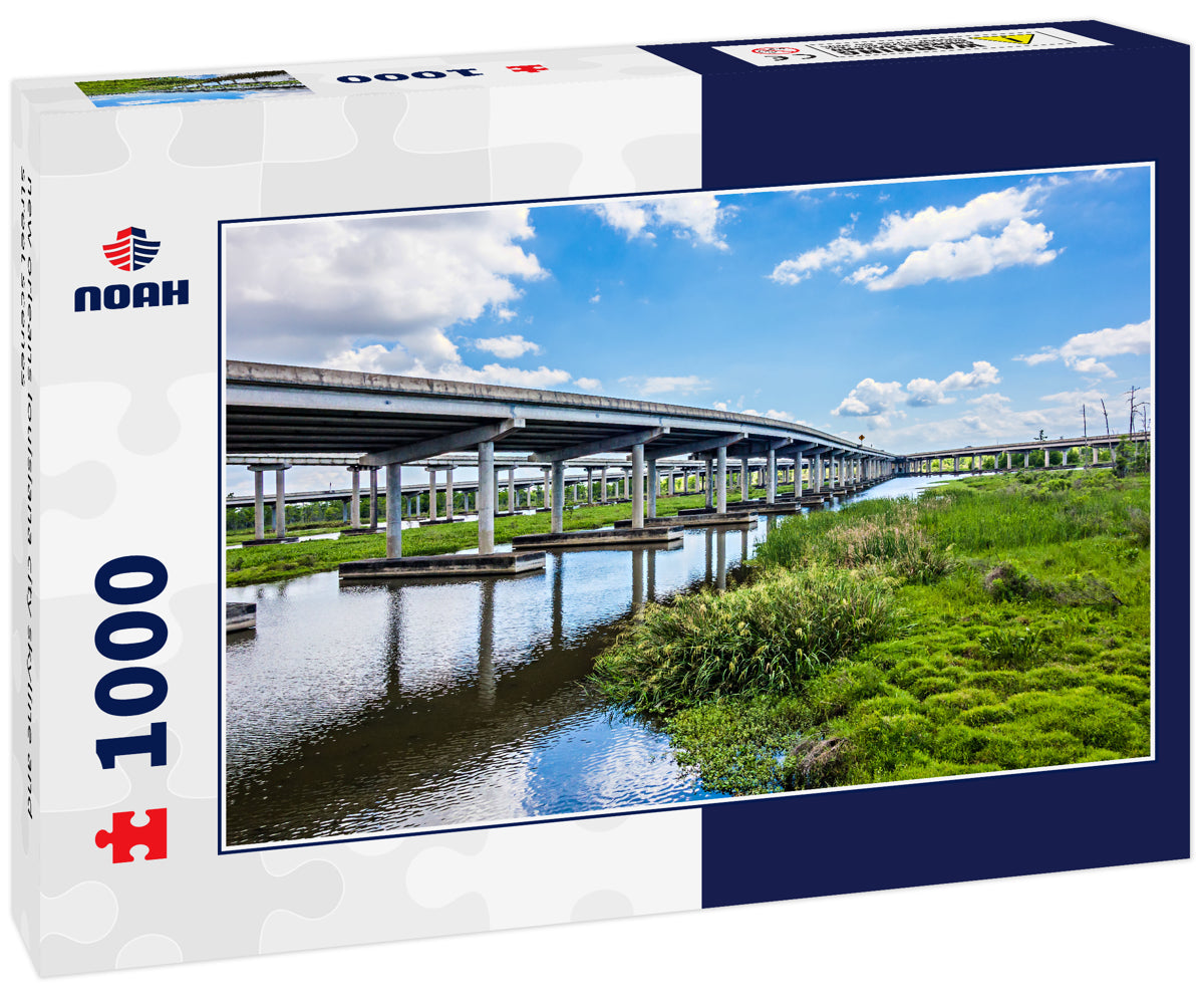 new orleans louisiana city skyline and street scenes