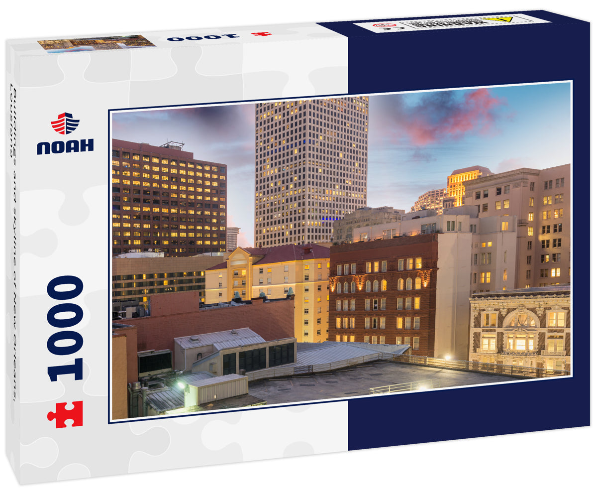 Buildings and skyline of New Orleans, Lousiana