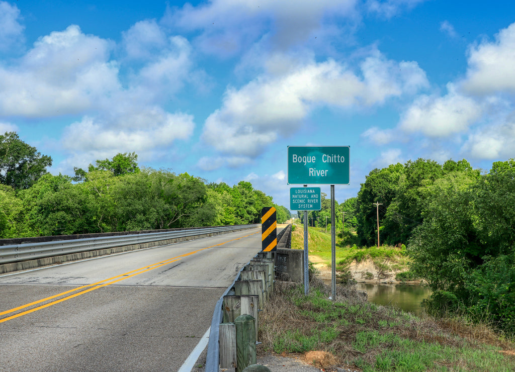 Bogue Chitto River bridge in Louisiana