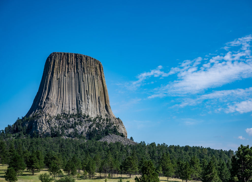 Devil's Tower National Monument in Crook County Wyoming