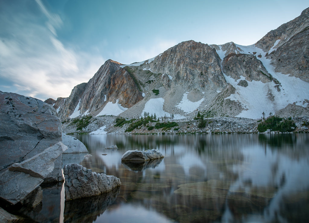 Pristine Sunset of medicine bow in the Rockies, Wyoming