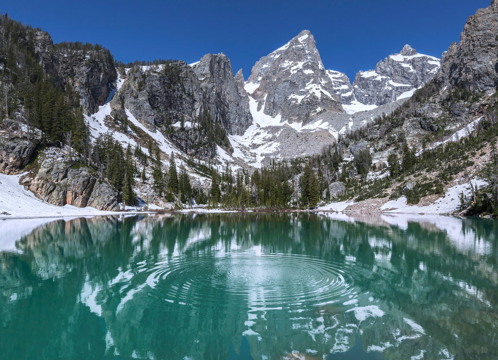 Delta Lake, Grand Teton National Park, Wyoming, USA