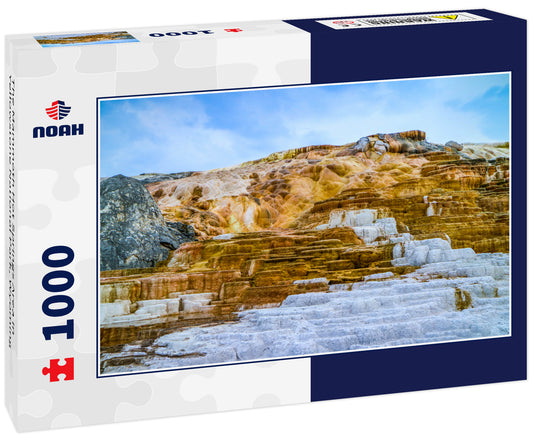 The Mammoth Hot Springs Area in Yellowstone National Park, Wyoming