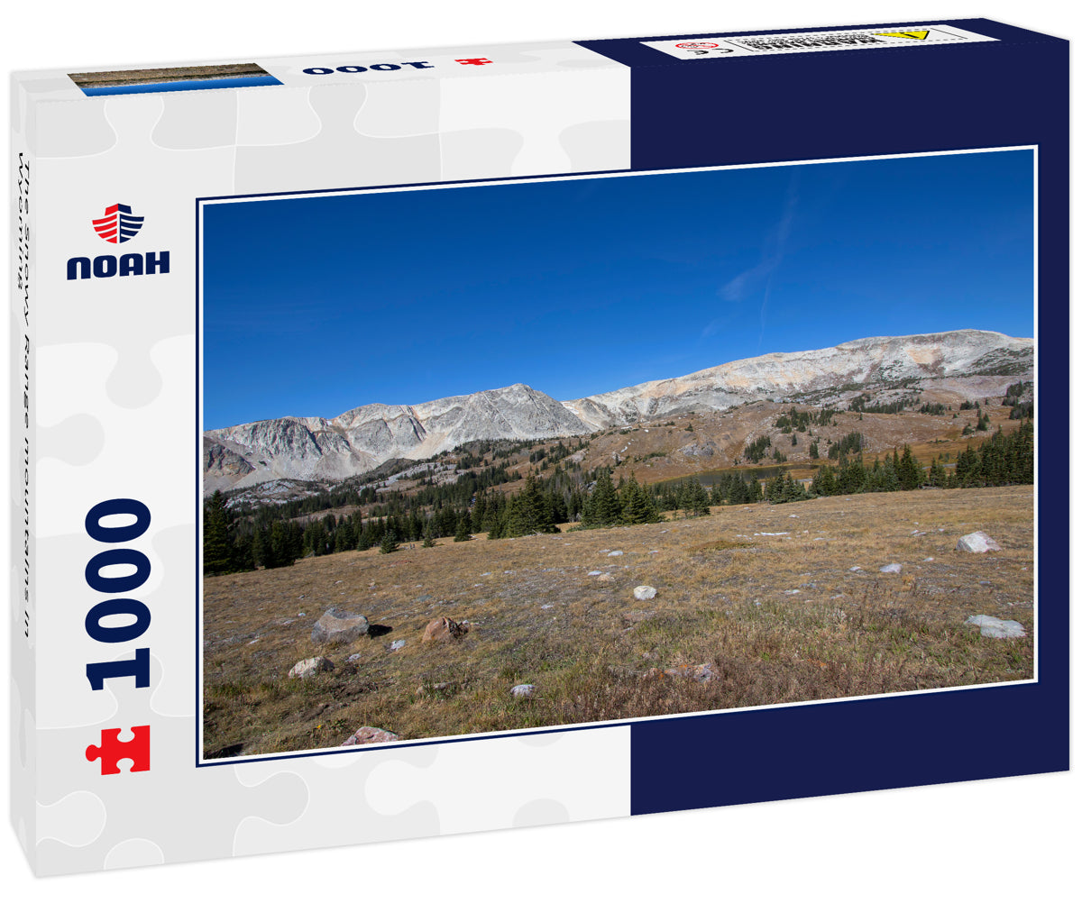 The Snowy Range mountains in Wyoming