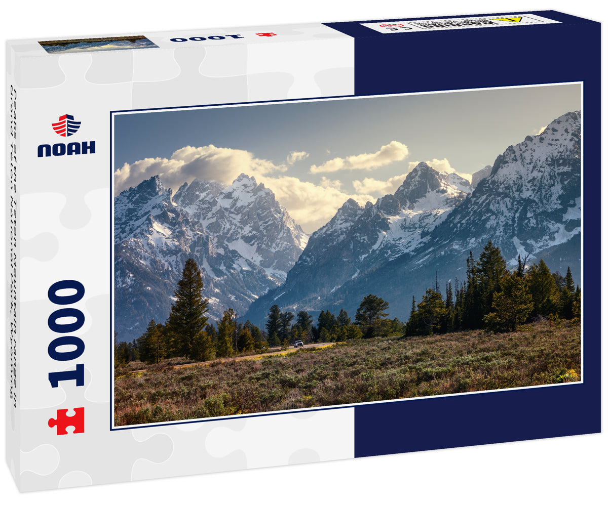 Peaks of the Teton Mountain range in Grand Teton National Park, Wyoming