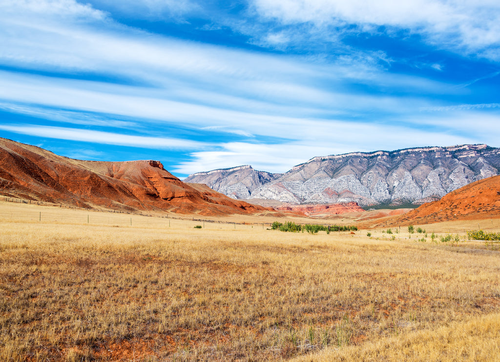 Stunning landscape outside of Shell, Wyoming