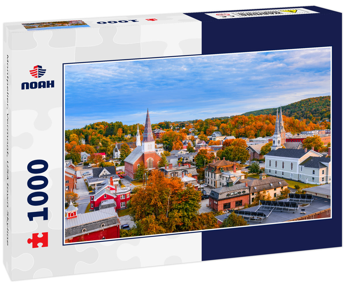 Montpelier, Vermont, USA town Skyline