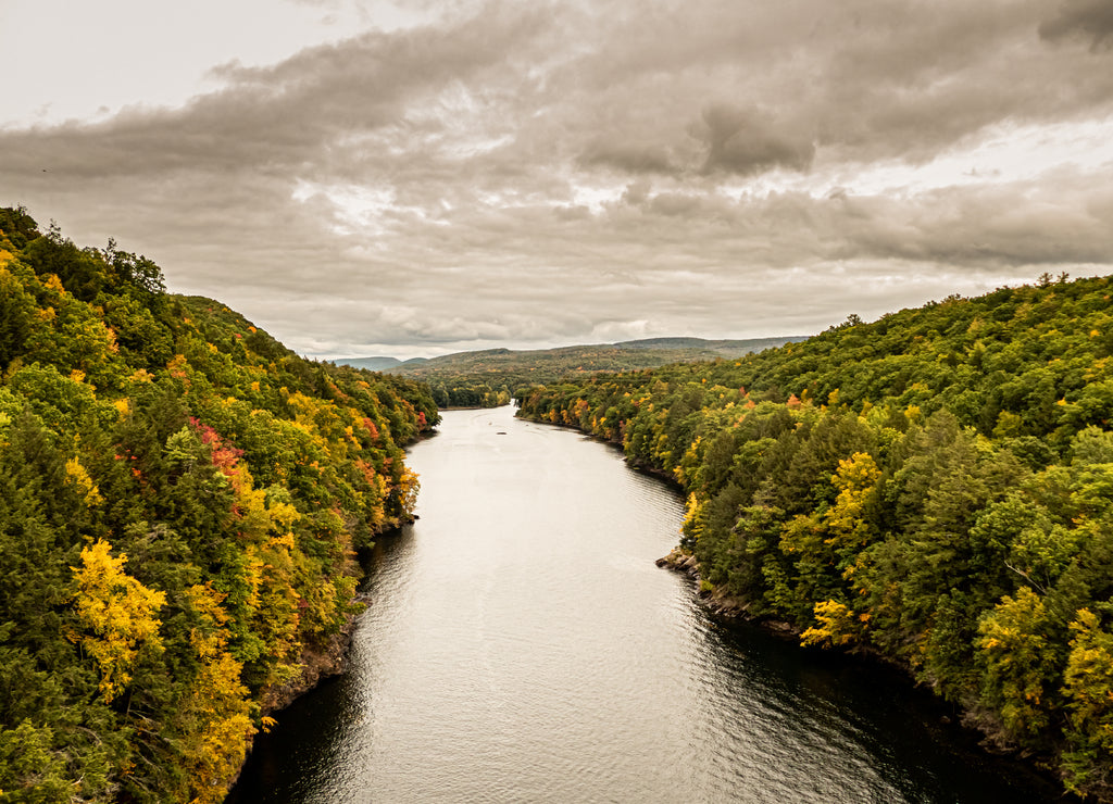 The Connecticut river in Vermont