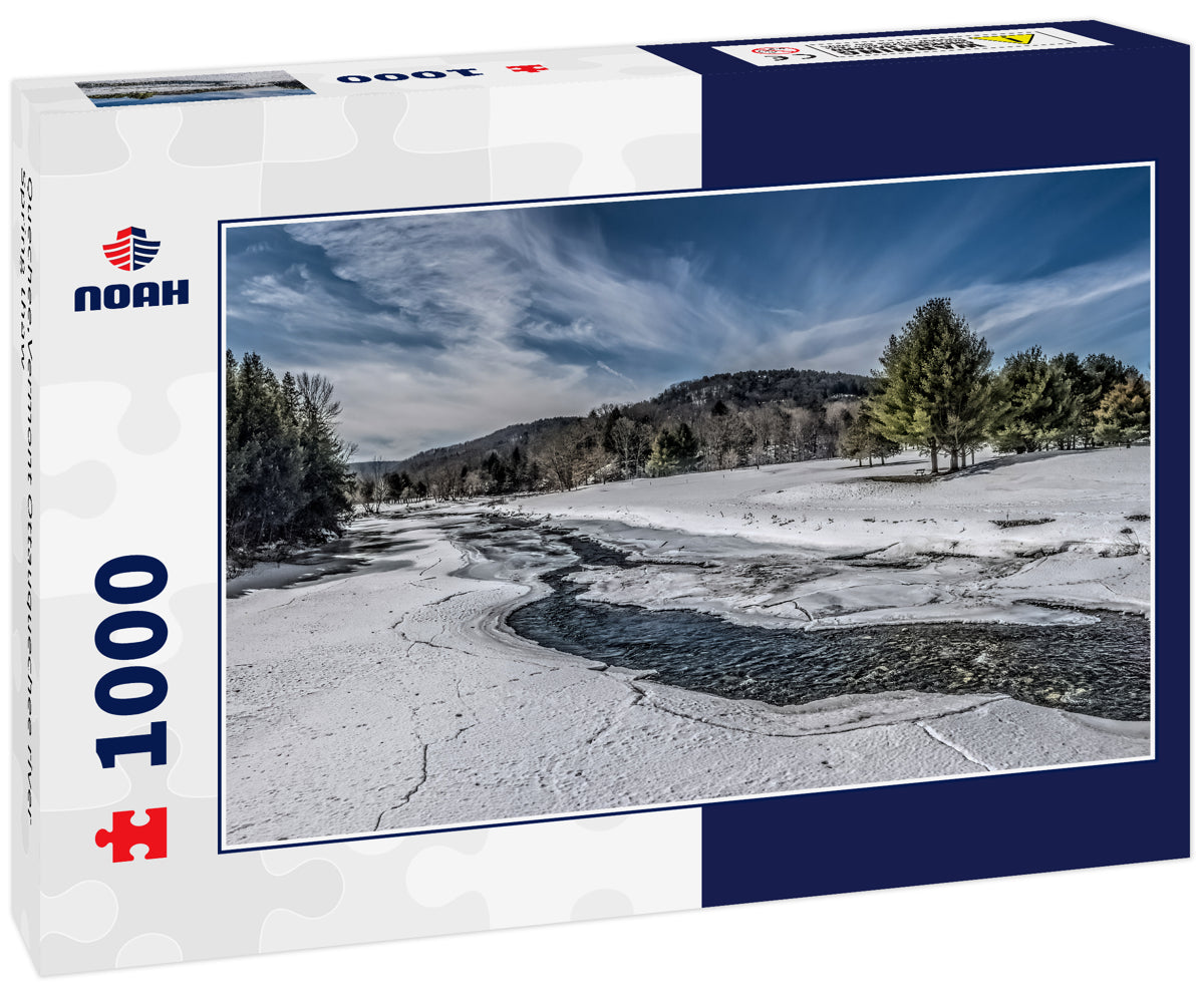 Quechee,Vermont Ottauquechee river Spring thaw