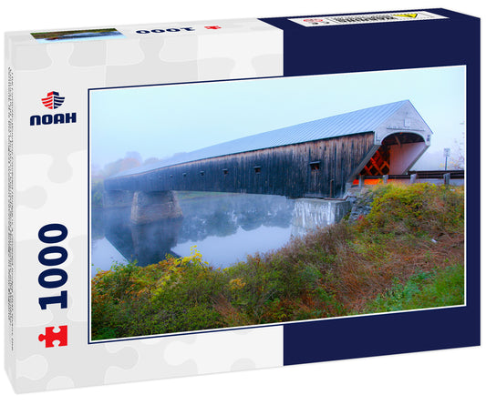 The Cornish–Windsor Covered Bridge is a covered bridge that spans the Connecticut River between Cornish, New Hampshire and Windsor, Vermont. It is the longest wooden covered bridge in New England