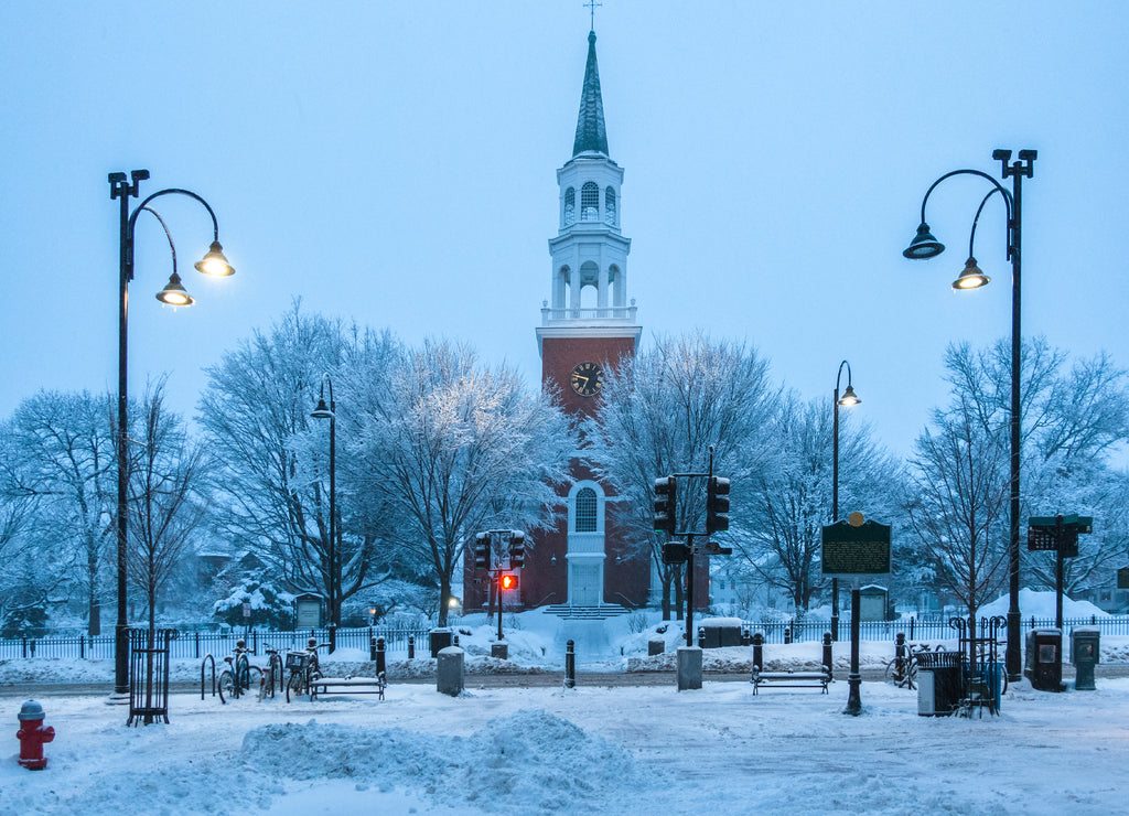 Burlington Vermont winter snow