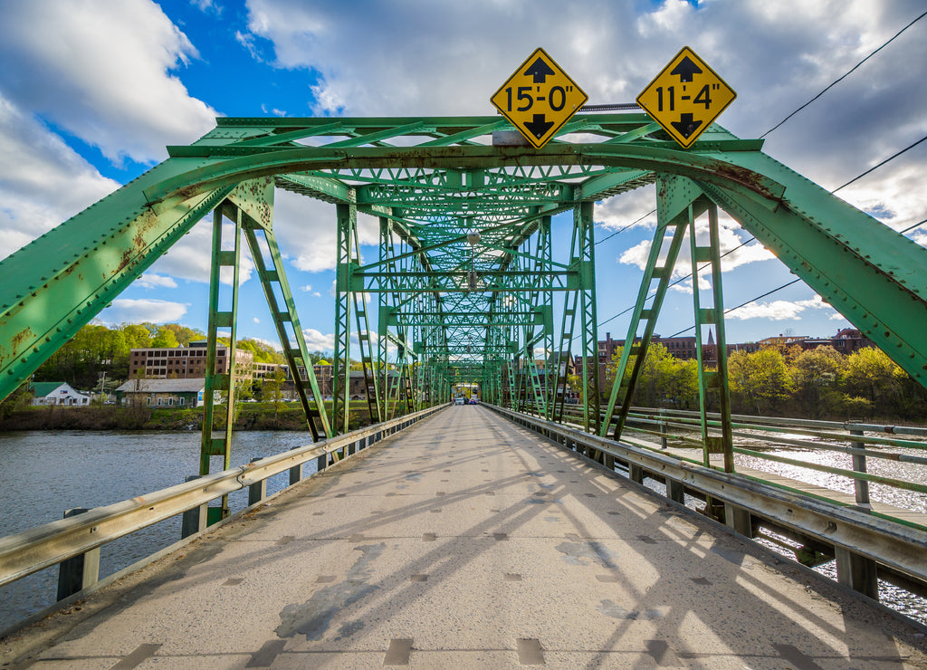 Bridge over the Connecticut River, in Brattleboro, Vermont