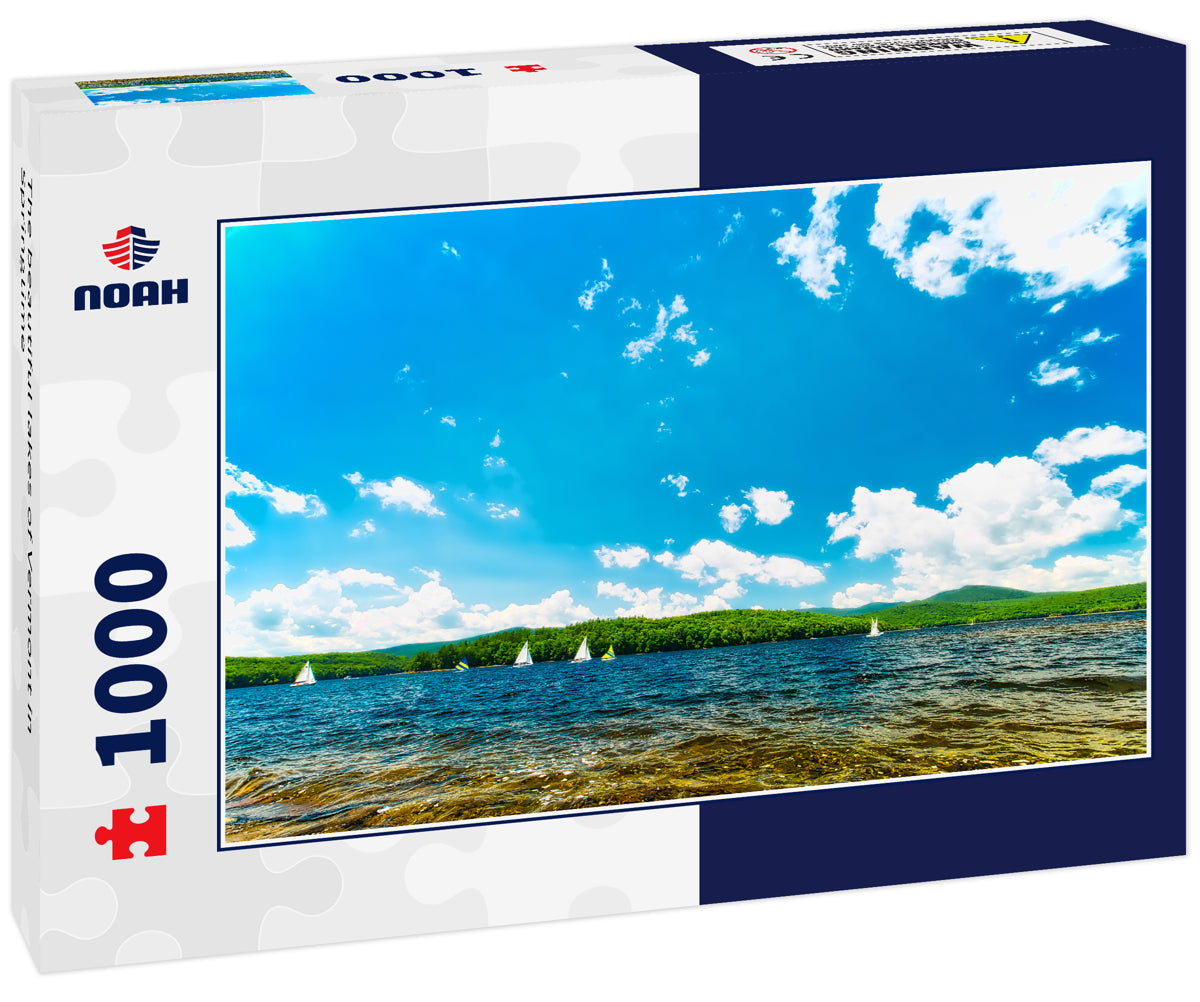 The beautiful lakes of Vermont in Springtime