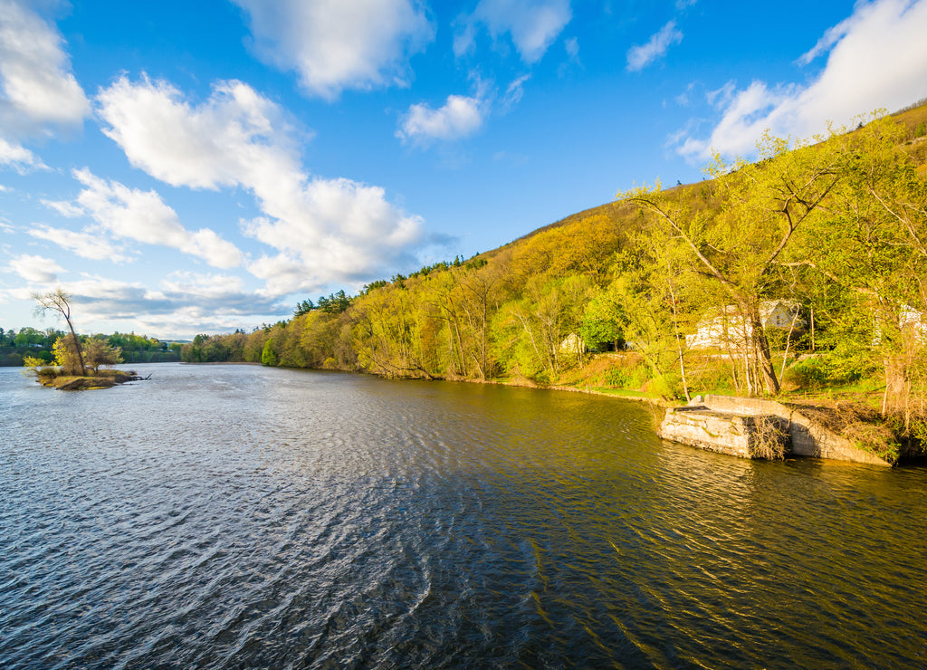 The Connecticut River, in Brattleboro, Vermont