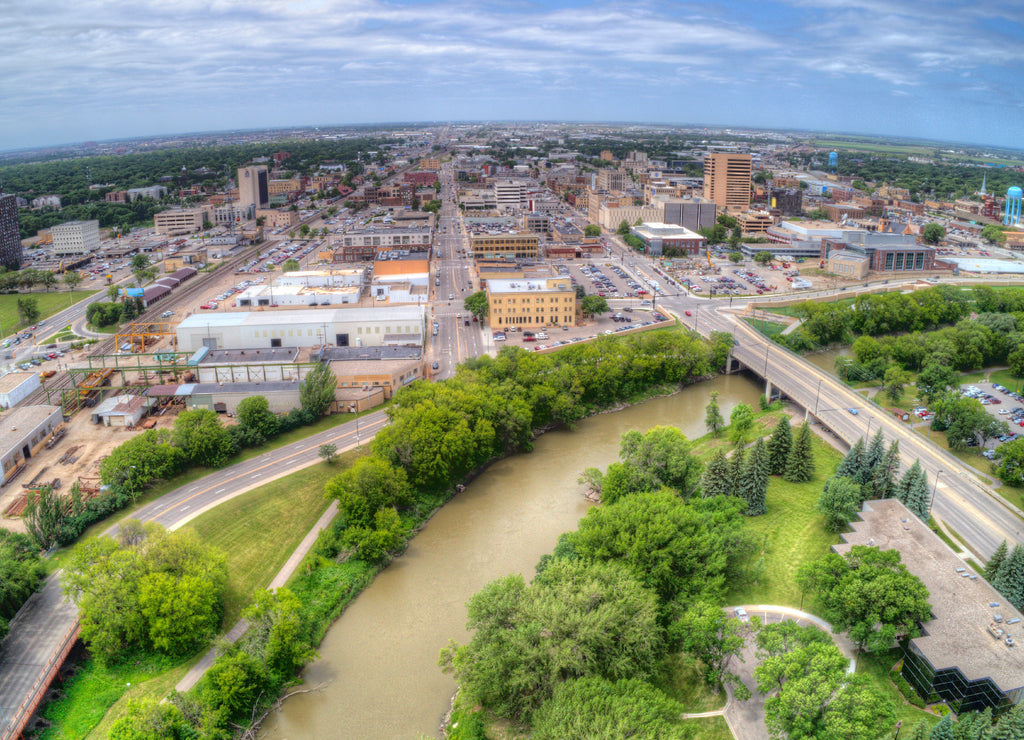 Fargo is a the largest City in North Dakota on the Red River