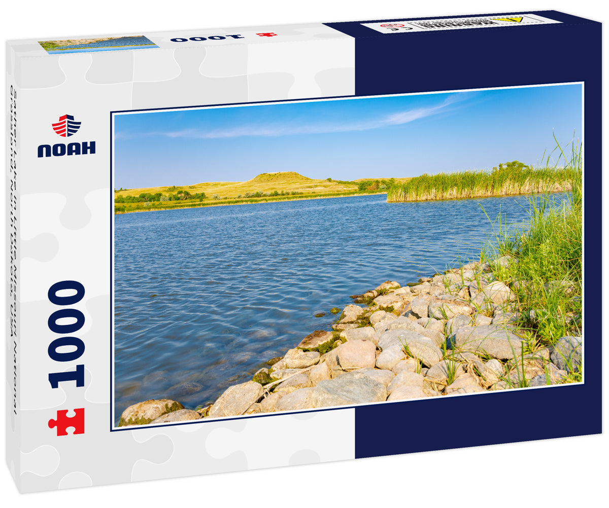 Sather Lake in Little Missouri National Grassland, North Dakota, USA