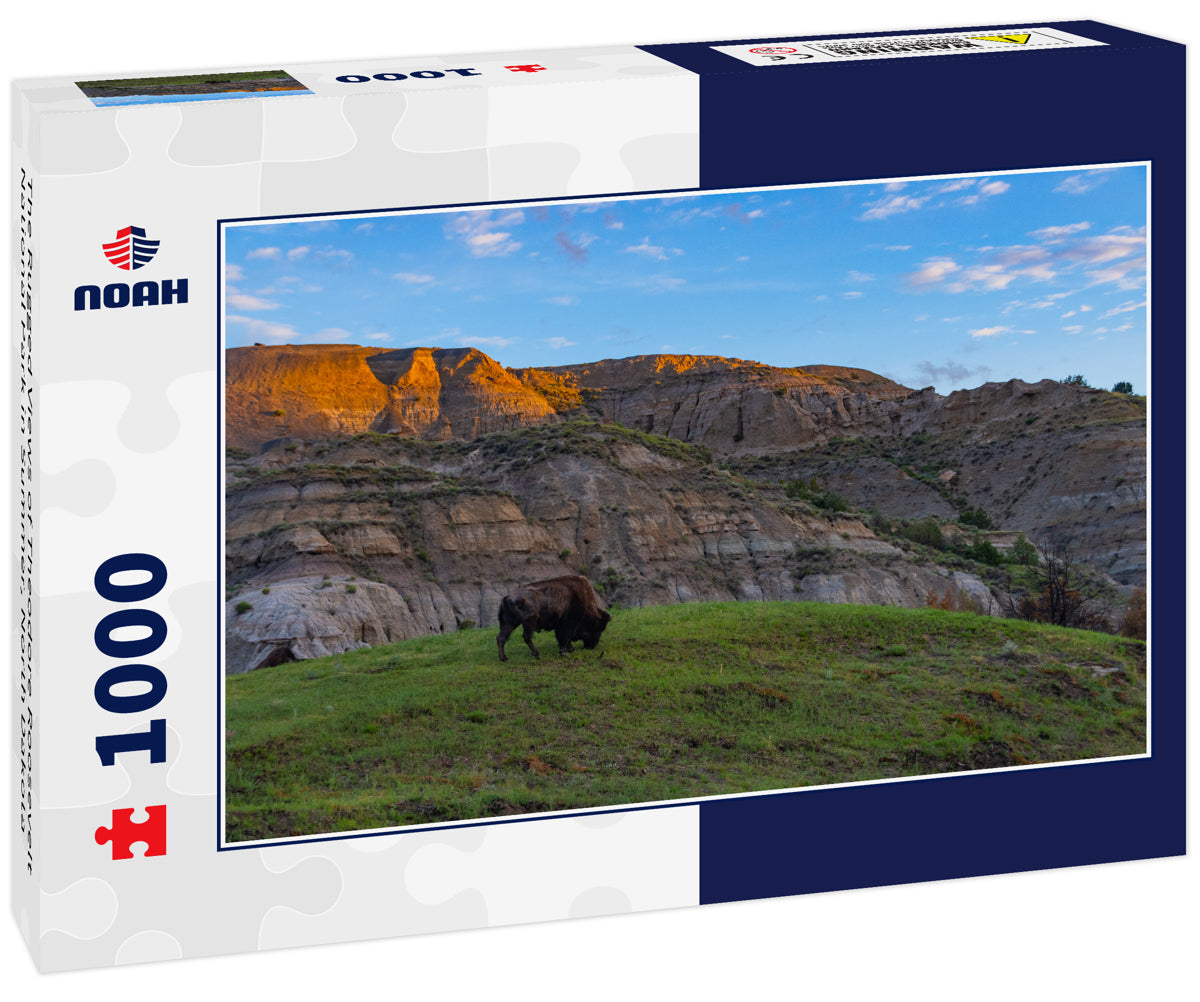 The Rugged Views of Theodore Roosevelt National Park in Summer, North Dakota