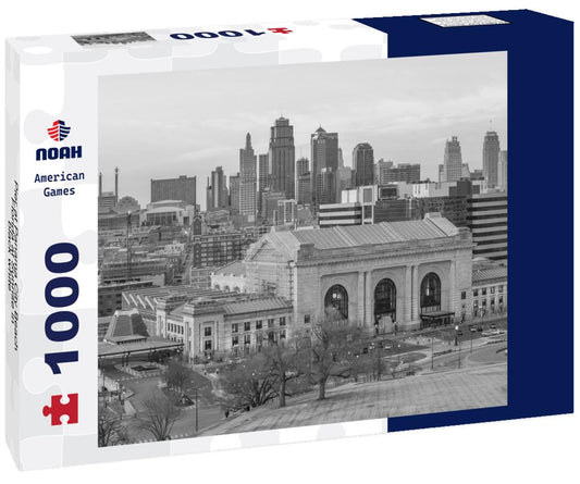 Noah Jigsaw Puzzle Pier at Panama City Beach, Florida at Sunrise in black white 1000 pieces