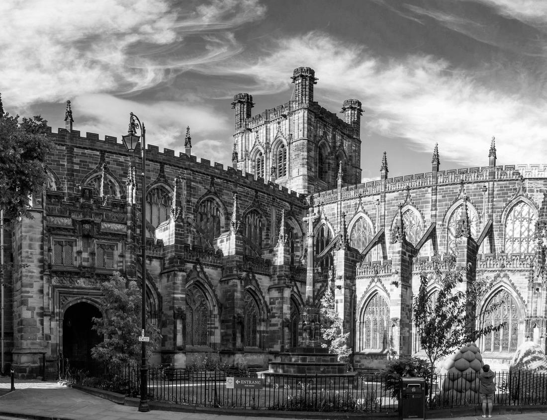 Noah Jigsaw Puzzle Atlanta skyline at sunset in Georgia, USA in black white 1000 pieces