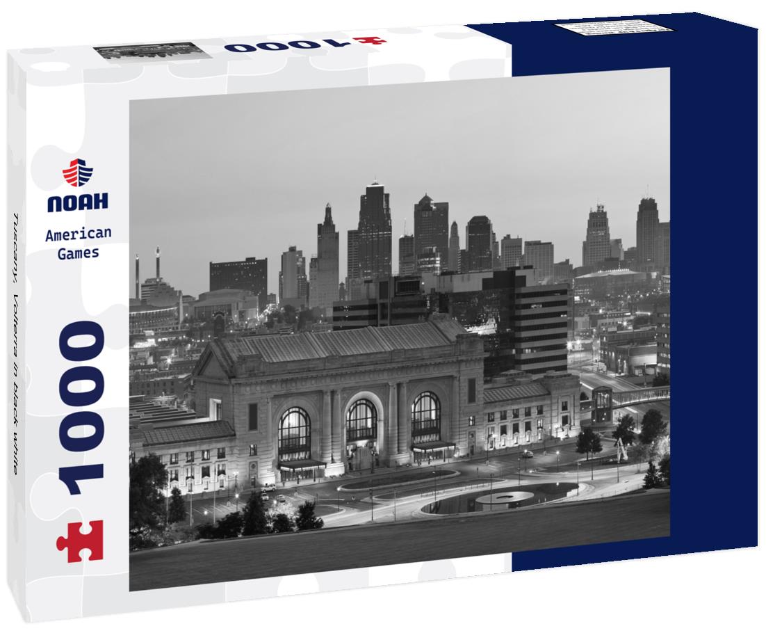 Noah Jigsaw Puzzle Tuscany, Volterra in black white 1000 pieces