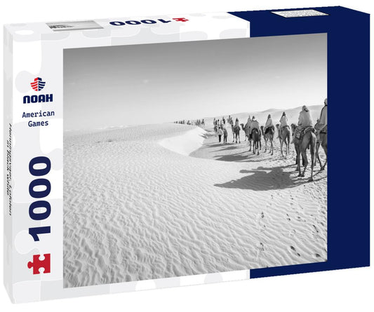 Noah Jigsaw Puzzle Henningsvaer, Lofoten in black white 1000 pieces