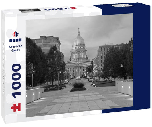 Noah Jigsaw Puzzle Gorilla in the Mist in black white 1000 pieces