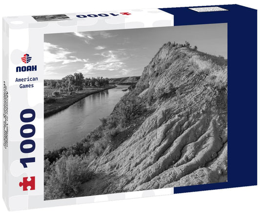 Noah Jigsaw Puzzle Munster in Villingen-Schwenningen, Baden-Wurttemberg, Germany in black white 1000 pieces