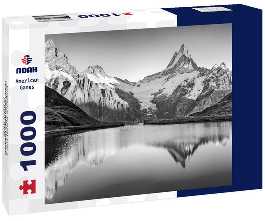 Noah Jigsaw Puzzle Gorgeous Sunset over a South Australian vineyard in black white 1000 pieces