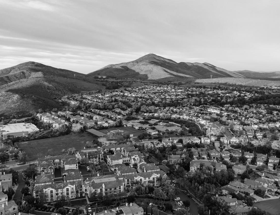Noah Jigsaw Puzzle Colorful row houses on Guilford Avenue, in Charles Village, Baltimore, Maryland in black white 1000 pieces