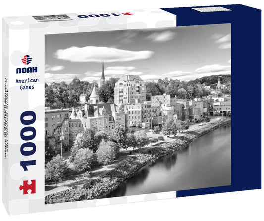 Noah Jigsaw Puzzle Atlanta, Georgia, USA Downtown skyline at sunset in black white 1000 pieces