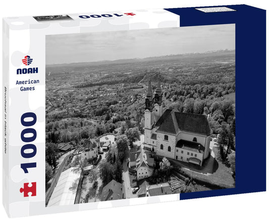 Noah Jigsaw Puzzle Bruchsal in black white 1000 pieces