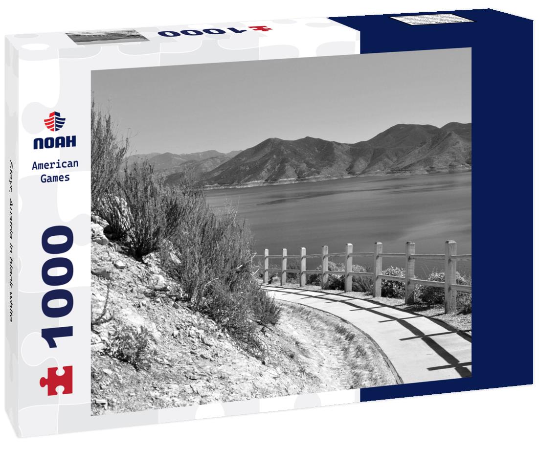 Noah Jigsaw Puzzle Steyr, Austria in black white 1000 pieces