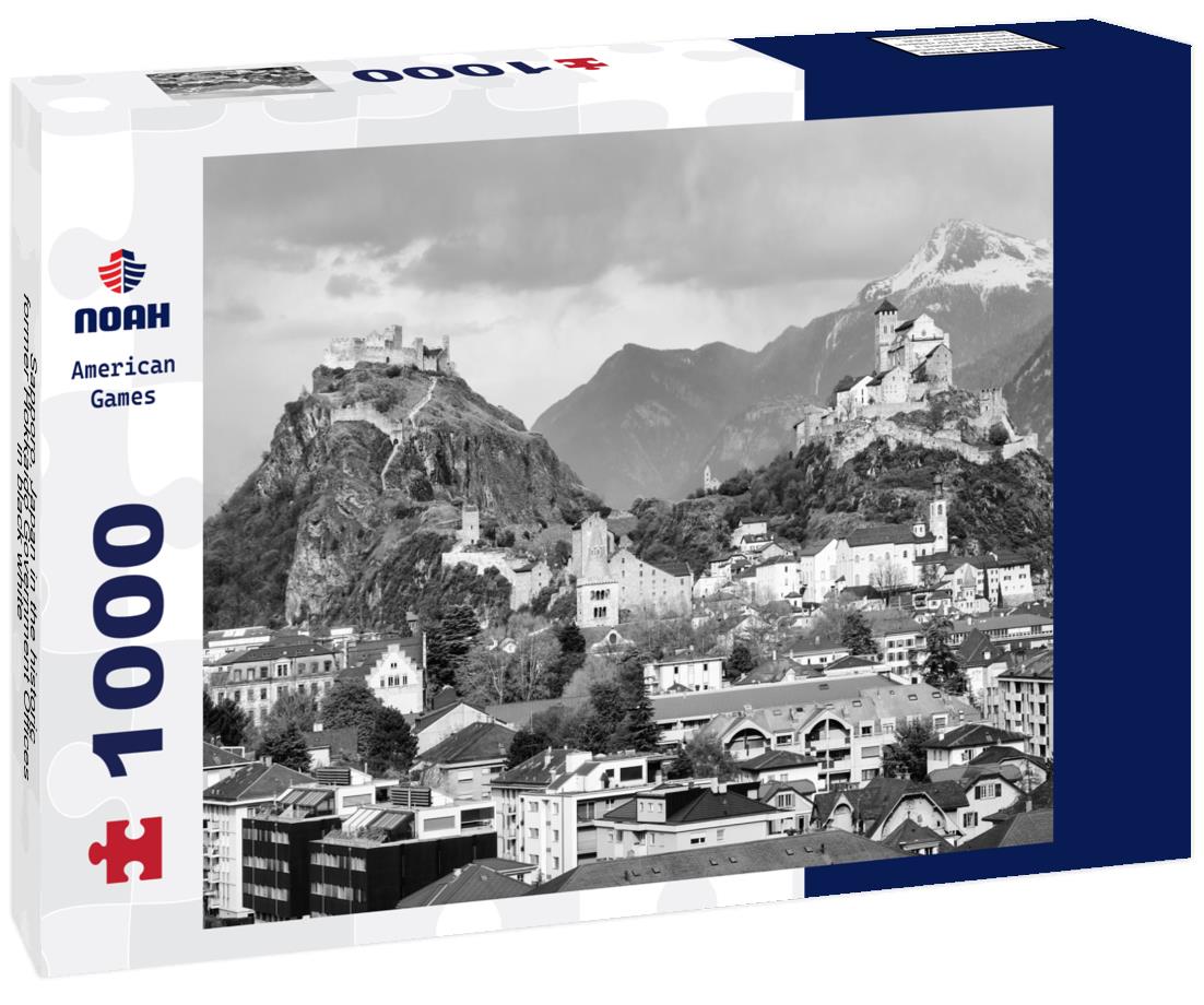 Noah Jigsaw Puzzle Sapporo, Japan in the historic former Hokkaido Government Offices in black white 1000 pieces