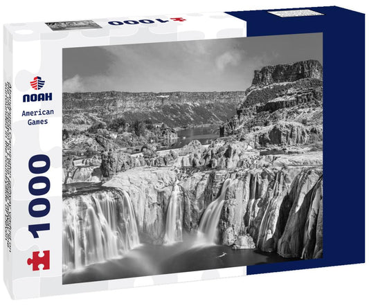 Noah Jigsaw Puzzle Abandoned Cannington railway viaduct on the old Seaton to Lyme Regis railway line surrounded in the countryside of Devon and Dorset, UK in black white 1000 pieces