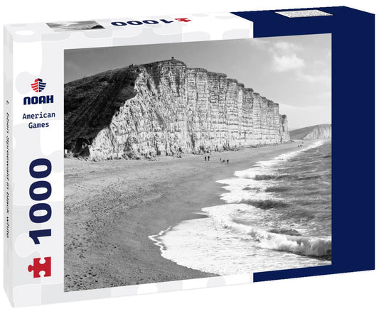 Noah Jigsaw Puzzle Lübben Spreewald in black white 1000 pieces