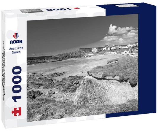 Noah Jigsaw Puzzle Little Rock, Arkansas, USA Downtown skyline on the Arkansas River in black white 1000 pieces