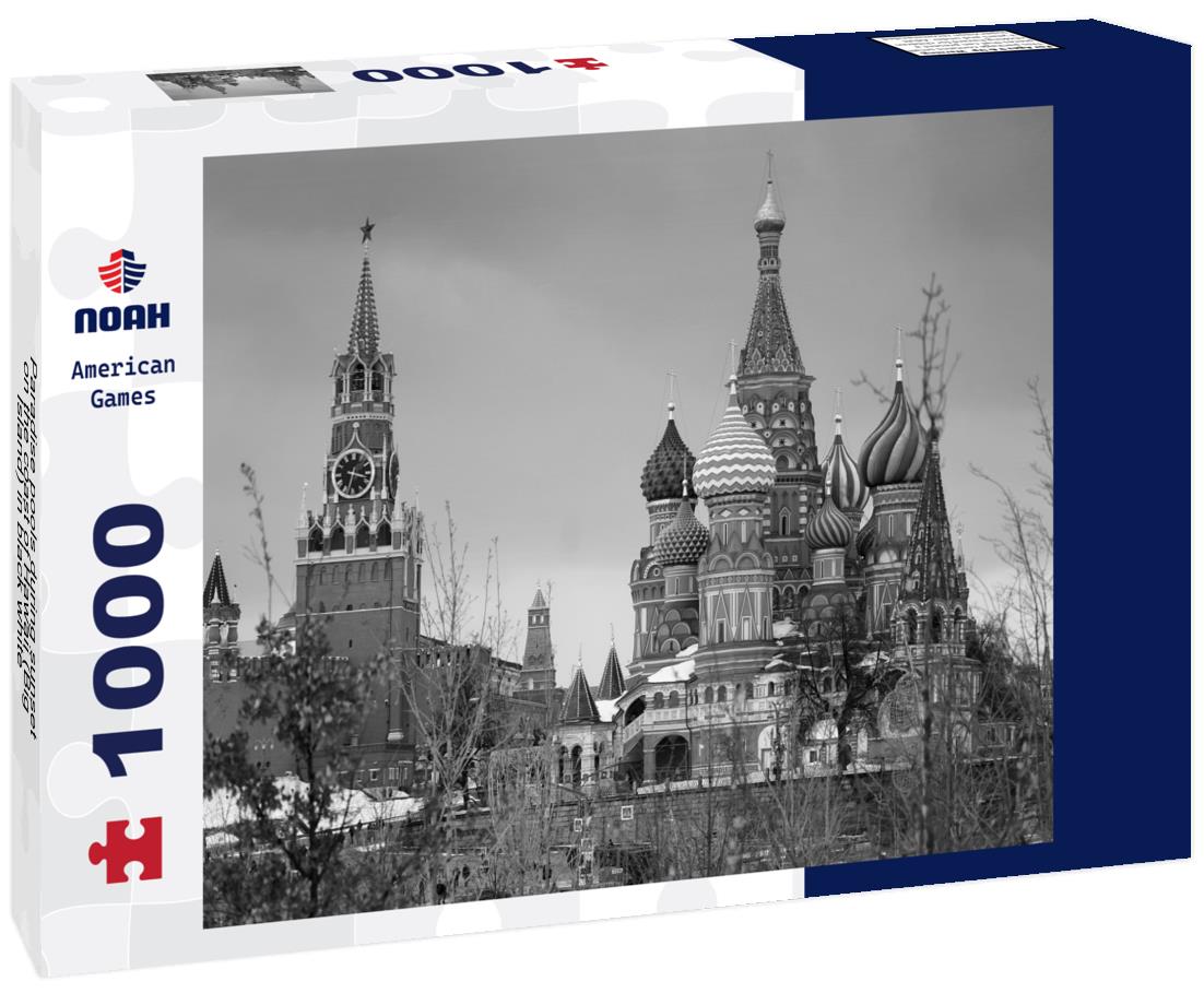 Noah Jigsaw Puzzle Paradise pools during sunset on the coast of Hawaii (Big Island) in black white 1000 pieces