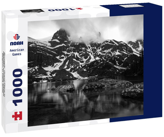 Noah Jigsaw Puzzle Brussels, Grand Place in beautiful summer sunrise, Belgium in black white 1000 pieces