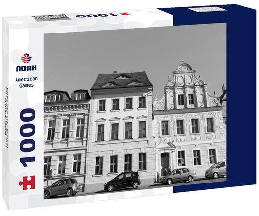 Noah Jigsaw Puzzle Salt Lake City Sunset in black white 1000 pieces