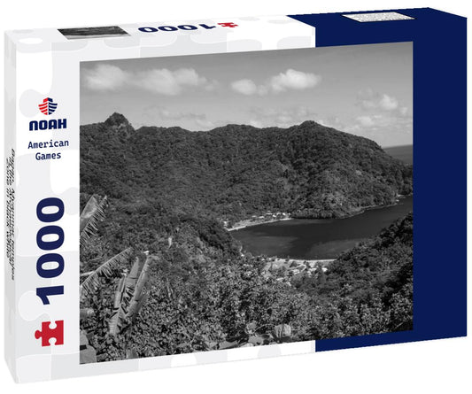 Noah Jigsaw Puzzle Bagan, Myanmar temples in the Archaeological Zone in black white 1000 pieces