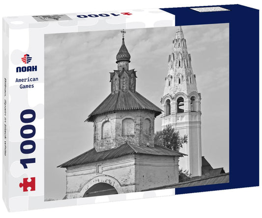 Noah Jigsaw Puzzle Bilbao, Spain in black white 1000 pieces