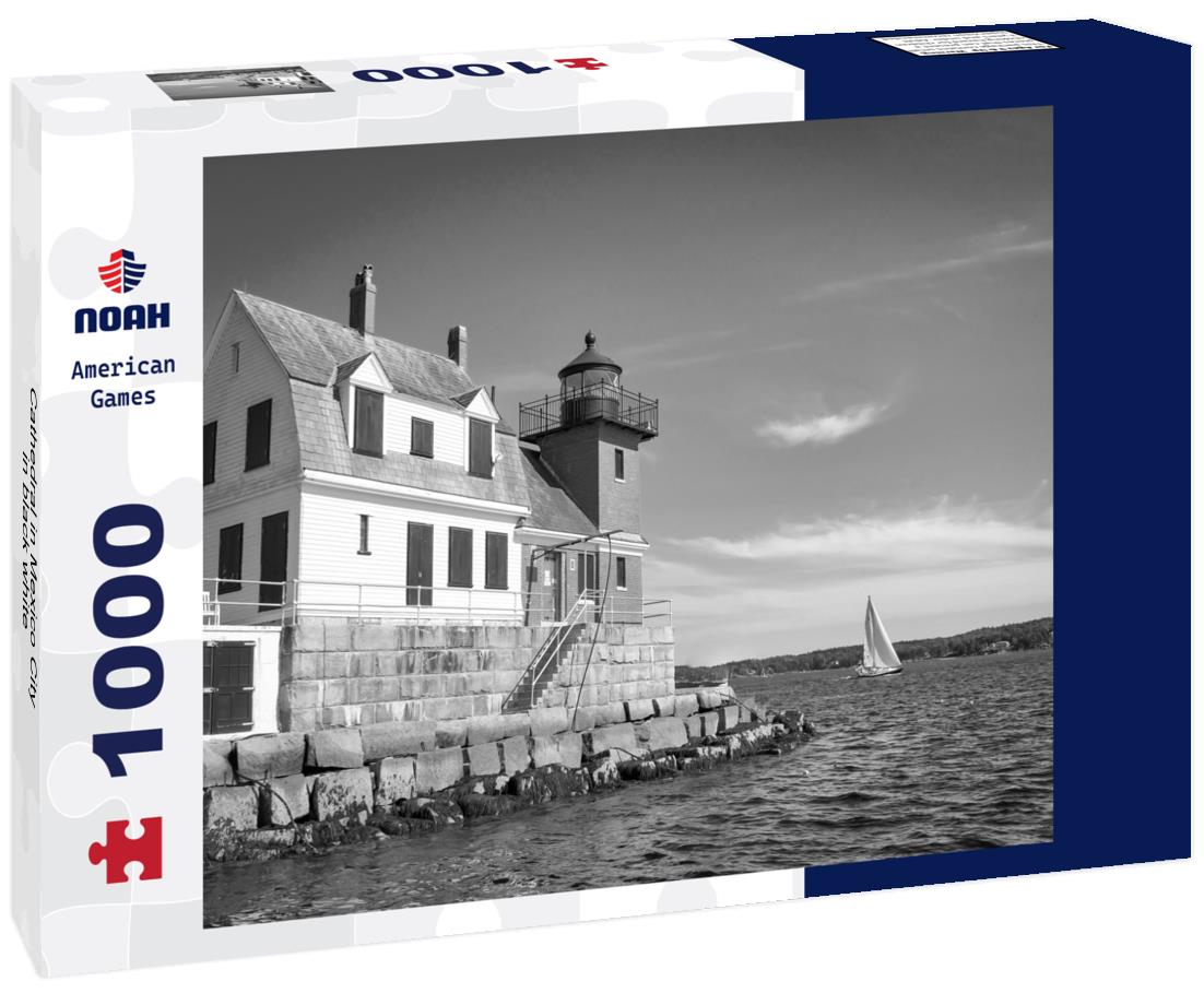 Noah Jigsaw Puzzle Cathedral in Mexico City in black white 1000 pieces